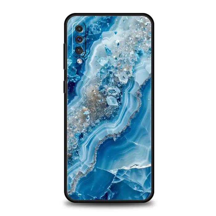 Coque de téléphone en marbre pour Samsung A26 A36 A56 A54 A52 A50 A70 A40 A20S A12 A14 A16 A22 A24 A