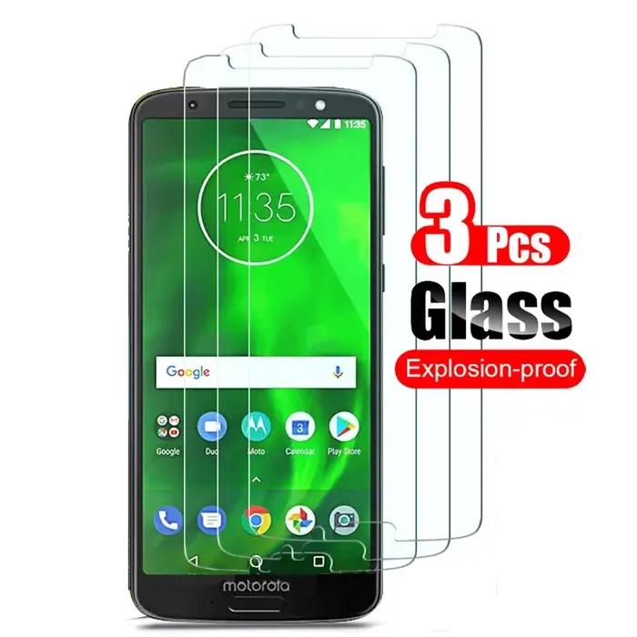 Verre trempé pour Motorola Moto G6 G7 E5 Play protecteur d'écran pour Moto E4 E5 G6 G7 Plus Film de