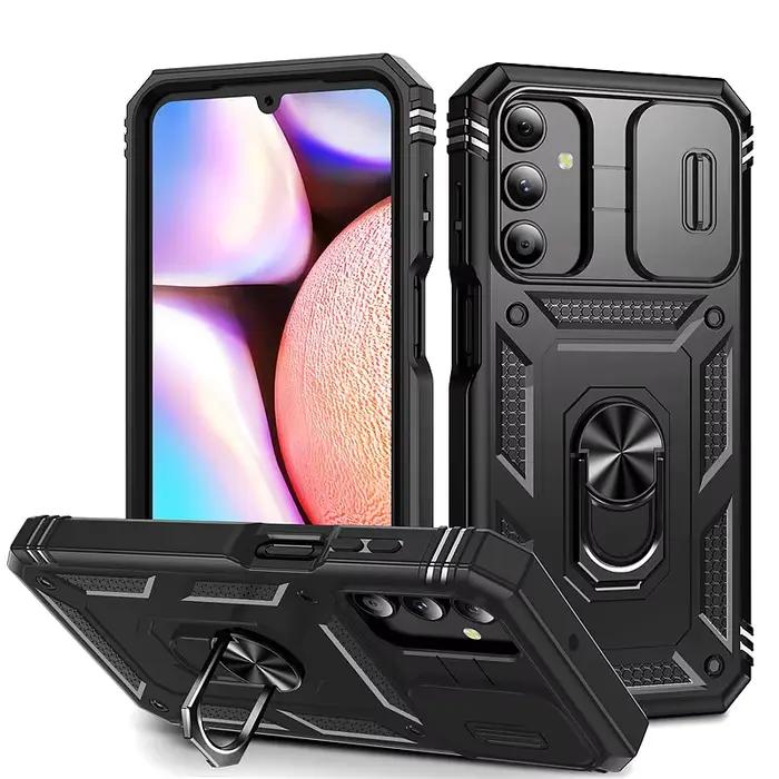 Coque blindée de Protection complète pour Samsung Galaxy A15 5G, lentille coulissante, antichoc, sup