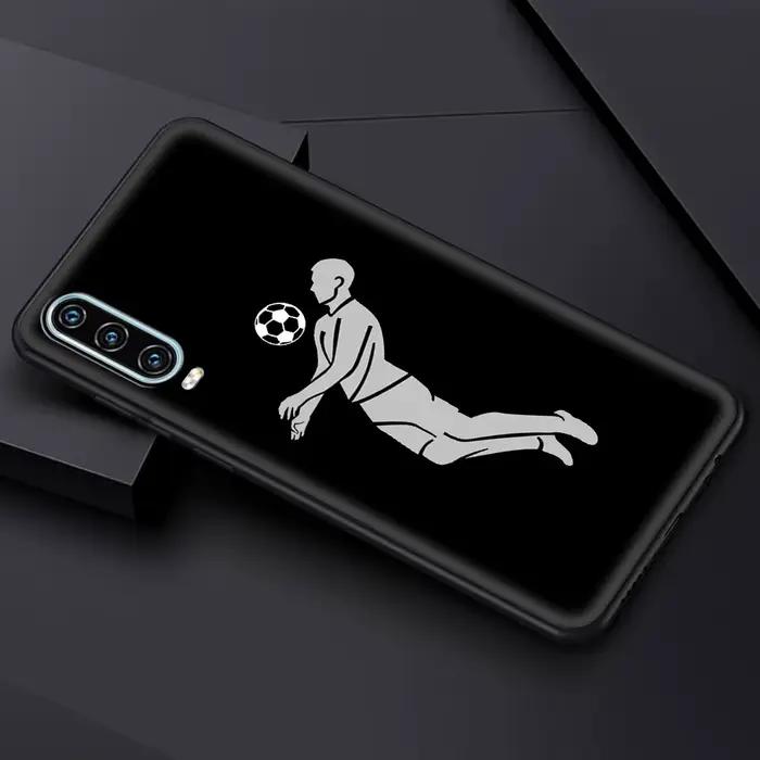 Coque de téléphone avec joueur de Football artistique, étui pour Huawei P30 Lite P50 Pro P20 P40 Lit