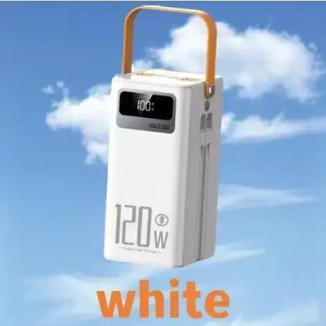 Nouveau chargeur Portable 160000mAh, grande capacité, puissance Mobile 120W, chargeur rapide USB typ