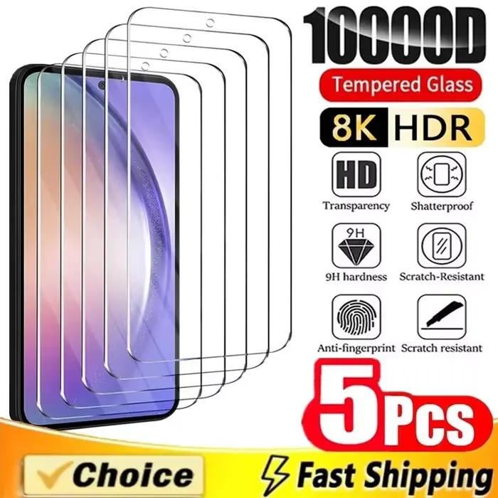 Protecteur d'écran, 5 pièces, pour Samsung Galaxy A55 A54 A13 A53 A52 A12 A22 A33 A32 A51 A52S A35 A