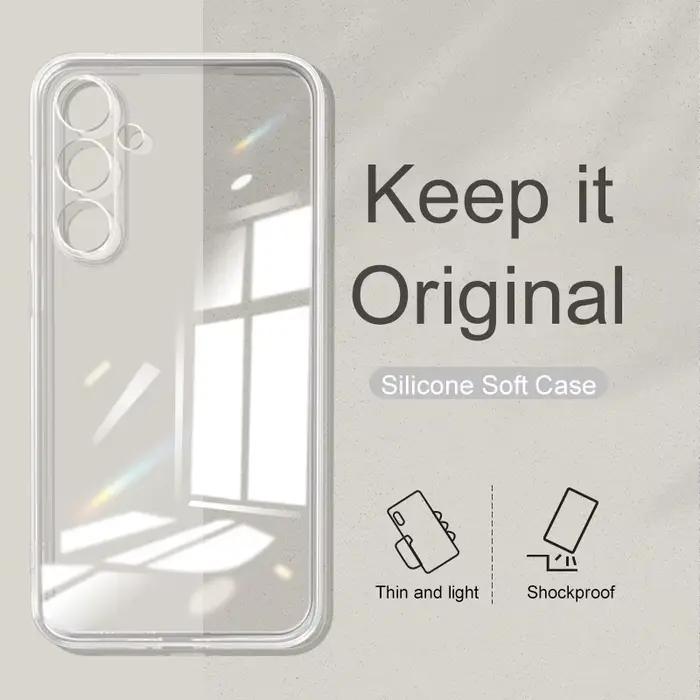 Coque de Protection complète en Silicone pour Samsung Galaxy S25 S24 S23 S21 FE S22 Plus A 55 35 25