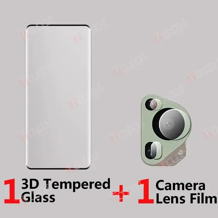 Verre trempé 3D pour Huawei Pura 70 Ultra P70 Pro protecteur d'écran Film d'objectif d'appareil phot