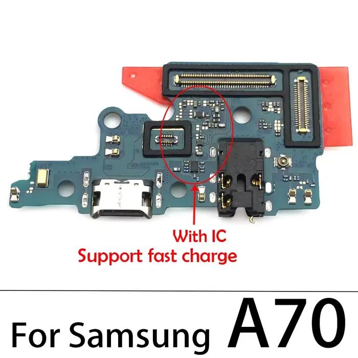 Connecteur de Dock USB pour Samsung A10 A20 A30 A50 A70 A01 A11 A31 A51 A71 A21s A03 A03s Chargeur Station de Chargement Flexible Occasions Spéciales