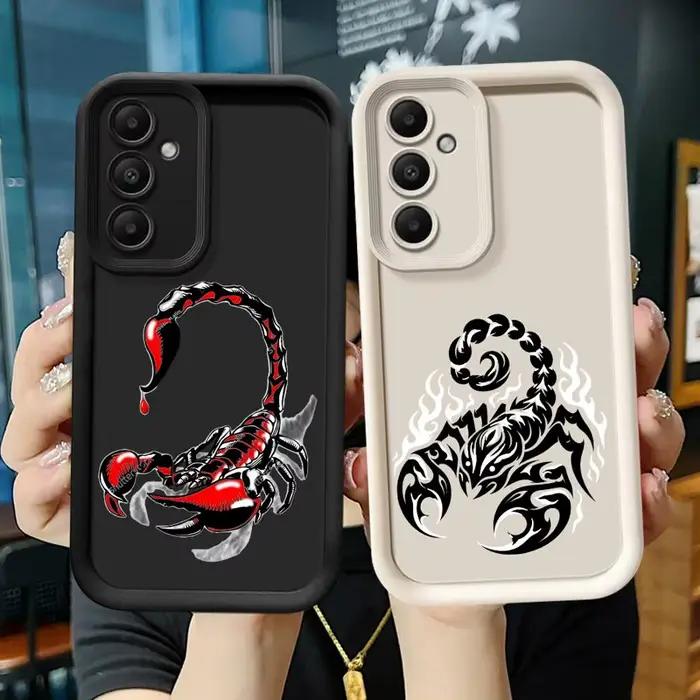 Coque souple pour Samsung Galaxy A14 A32 A16 A26 A22 A33 A24 A13 A36 A23 A12 A34 A56 Scorpion Cool