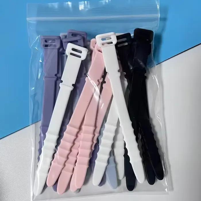 5 attaches-câbles en silicone : Gardez les câbles bien organisés et sans nœuds !