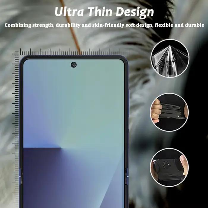 Protecteur d'écran Hydrogel brillant pour Samsung Galaxy Z FLIP 7 6 7FE
