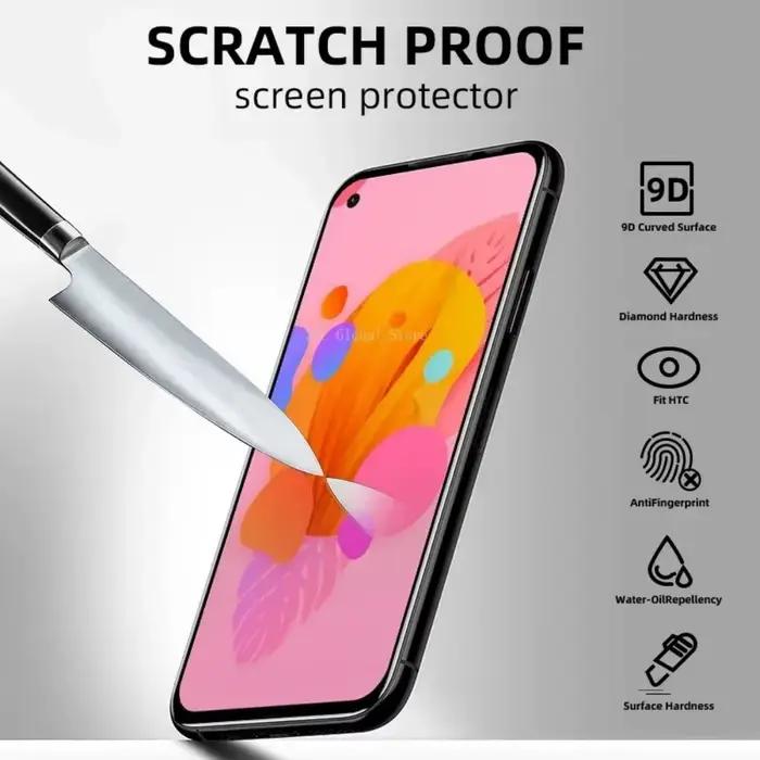 Protecteur d'écran en verre trempé pour Huawei P40 P30 P20 Pro Lite Mate 20 10 30 X Nova 5T 7i 6 SE 5Z 5i 3i Honor 8X 9X 8A 8S 10 Lite 9A avec couche anti-rayures et film HD pour une clarté d'image exceptionnelle