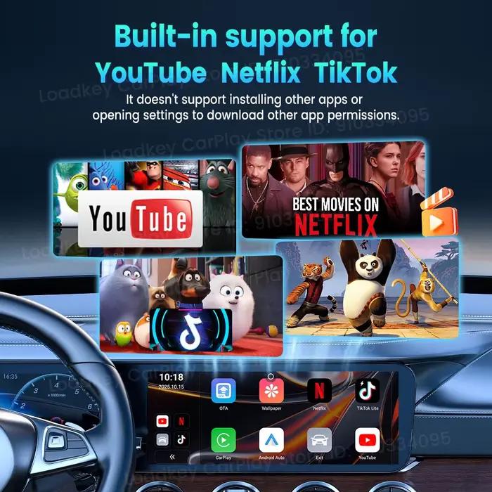 CP2A Pro Ai Box adaptateur sans fil CarPlay Android Auto sans fil Smart