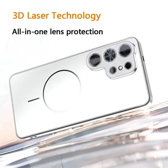 Étui de téléphone de luxe fin et mat avec placage laser pour Samsung Galaxy S26 Ultra