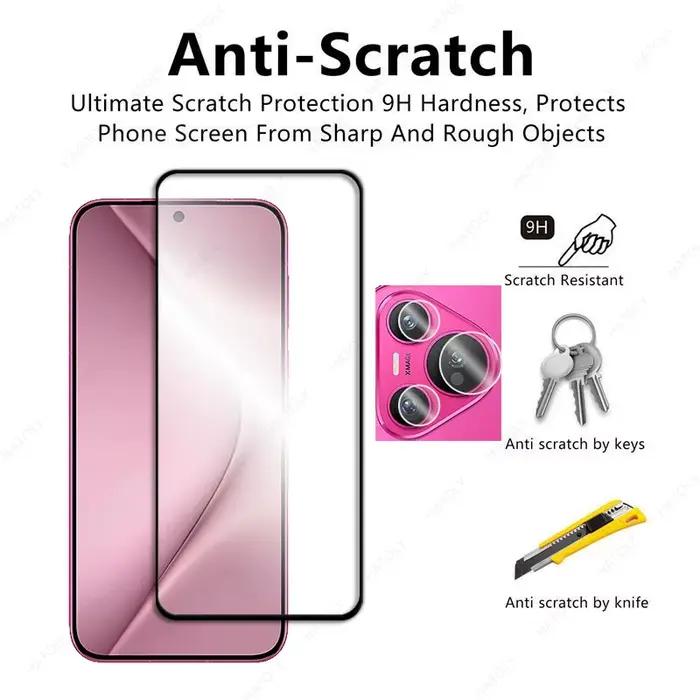Film protecteur d'écran en verre pour téléphone Huawei Pura 70