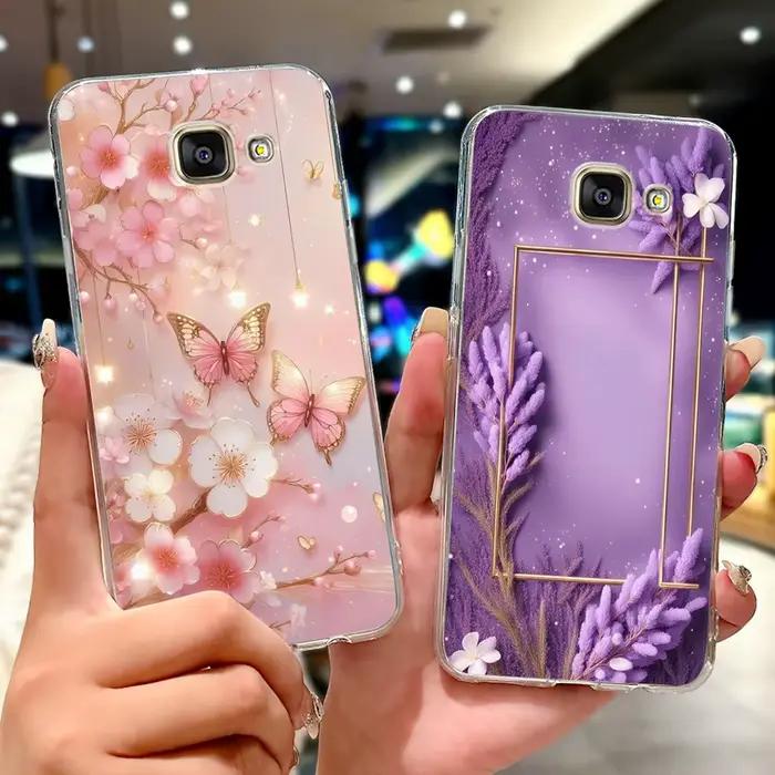 Pour Samsung Galaxy A5 2016 étui SM-A510F nouvelle mode peint couverture en Silicone souple mince coque de téléphone