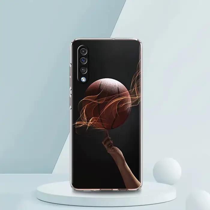 Coque de téléphone transparente Cool Basketball