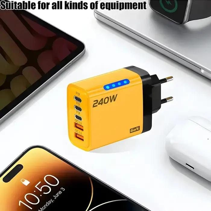 Chargeur USB C 240W Charge rapide QC 3.0 PD