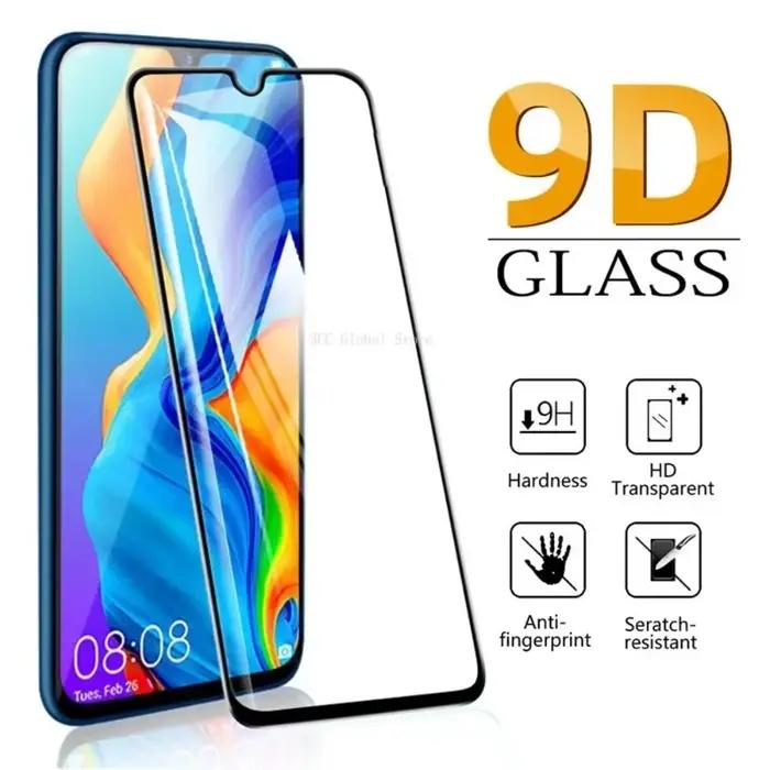 Protecteur d'écran en verre trempé pour Huawei P40 P30 P20 Pro Lite Mate 20 10 30 X Nova 5T 7i 6 SE 5Z 5i 3i Honor 8X 9X 8A 8S 10 Lite 9A avec couche anti-rayures et film HD pour une clarté d'image exceptionnelle