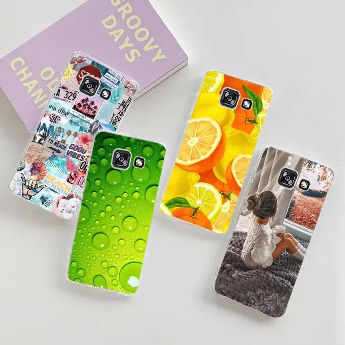 Coque souple transparente pour Samsung Galaxy A5 2017 A5 2016 A520 A510 housse pour Fundas