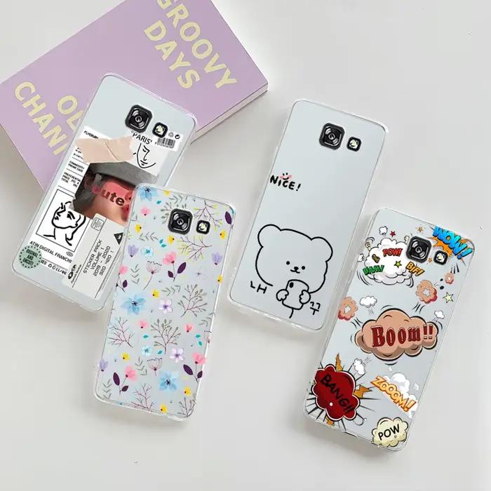 Coque souple transparente pour Samsung Galaxy A5 2017 A5 2016 A520 A510 housse pour Fundas