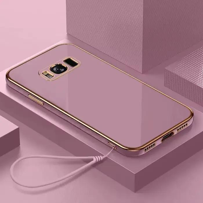 Pour Samsung J7 étui Galaxy J7 2017 J7 Pro luxe carré placage SM-J730 j700 coque de téléphone antichoc souple TPU Silicone couverture arrière