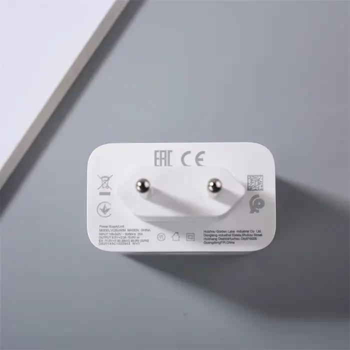 OPPO – chargeur d'origine 80W SuperVooc 2.0 EU US