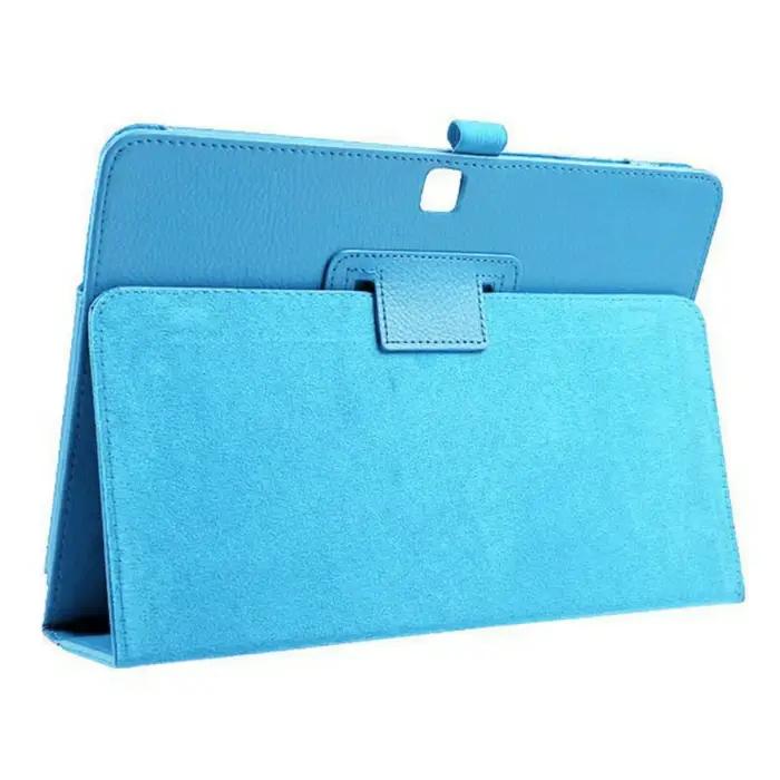 Étui en cuir PU pour Samsung Galaxy Tab 4 10.1 Tablette Protection Élégante Occasions Spéciales Coque Douce Robuste Blanc Brun Noir Rose Rouge Violet Bleu Ciel Vert