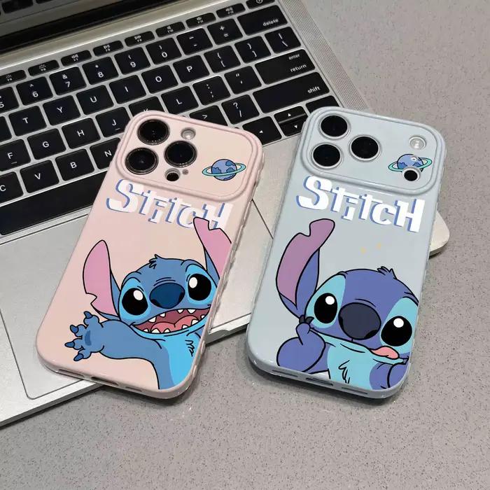 Coque de téléphone en silicone Disney Cute Stitch