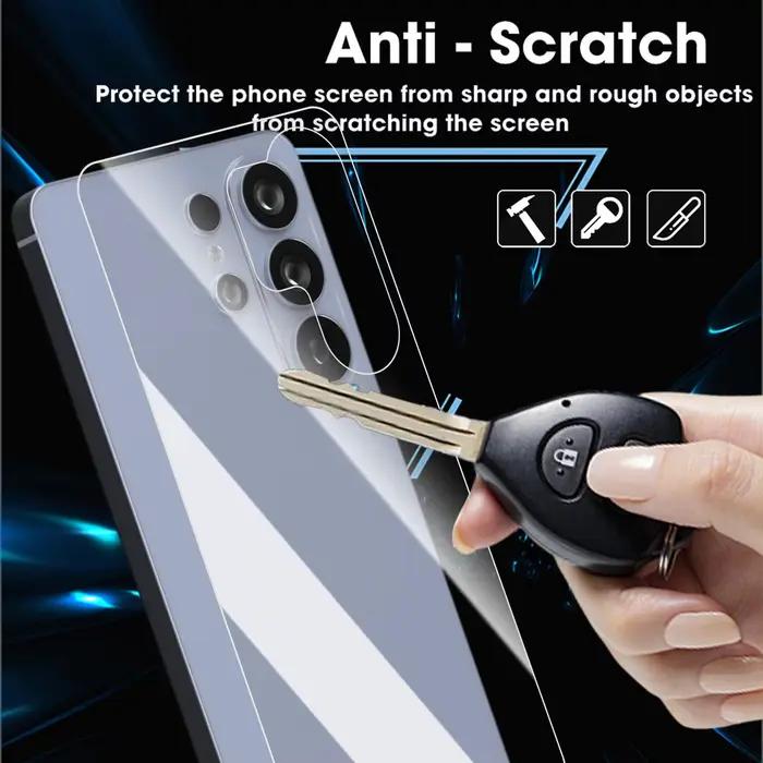 Protecteurs d'écran arrière en verre trempé pour Samsung Galaxy S26 S26Plus, Film arrière transparent Ultra HD anti-rayures pour Samsung S26U S26+