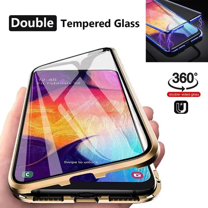 Coque de téléphone magnétique en métal