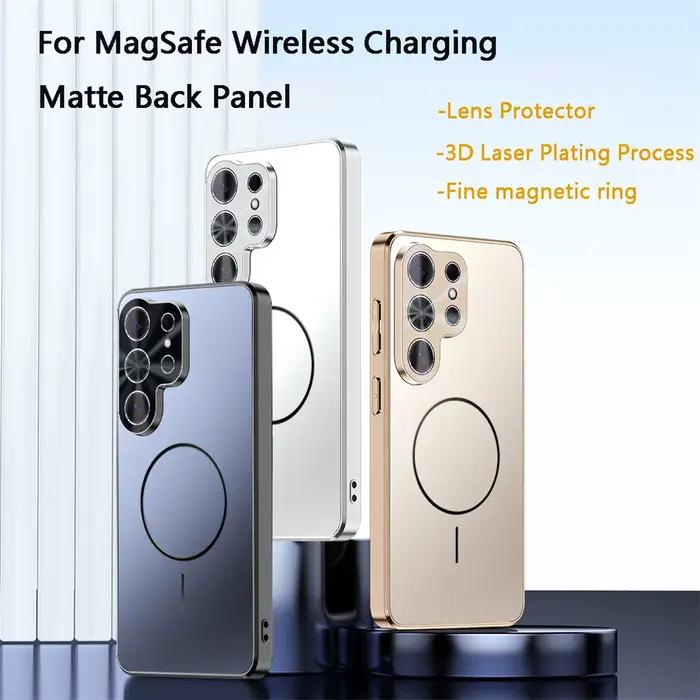 Étui de téléphone de luxe fin et mat avec placage laser pour Samsung Galaxy S26 Ultra