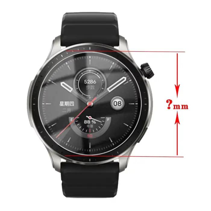 Film protecteur en silicone pour smartwatch, 30mm-46mm, antichoc, antirayure, facile à installer, variété de couleurs pour personnaliser votre montre intelligente