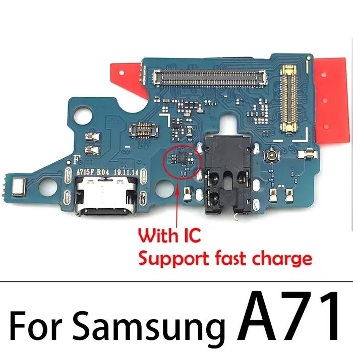 Connecteur de Dock USB pour Samsung A10 A20 A30 A50 A70 A01 A11 A31 A51 A71 A21s A03 A03s Chargeur Station de Chargement Flexible Occasions Spéciales
