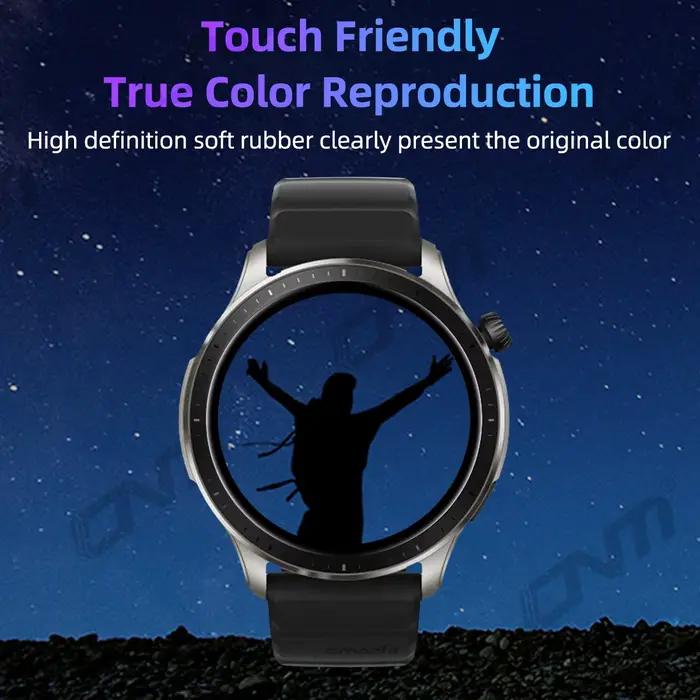 Protecteur d'écran pour Amazfit GTR 4 3 Pro 2 Balance T-Rex Active Max, film de protection souple anti-rayures, couverture complète, accessoires pour adultes, résistant aux rayures et durable