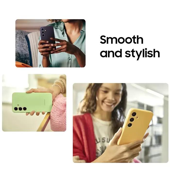 Coque de protection en silicone d'origine pour Samsung