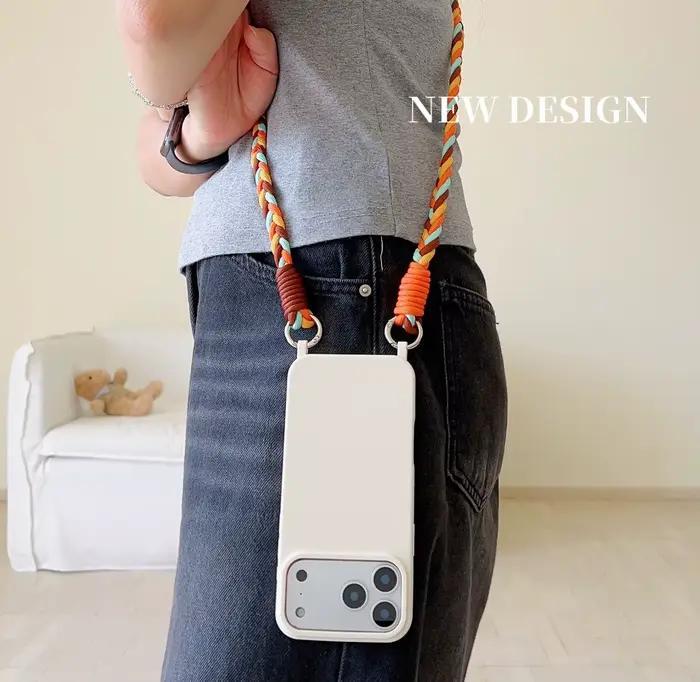 Coque de téléphone avec lanière