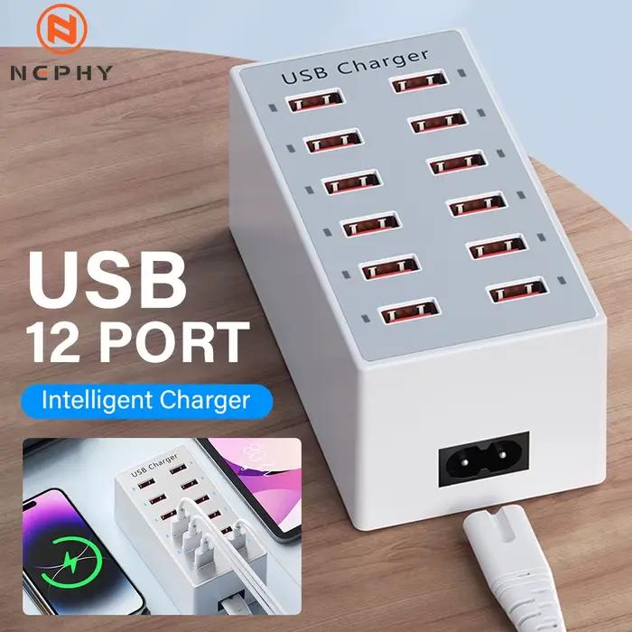 Station de chargeur multi-USB S6 12 ports