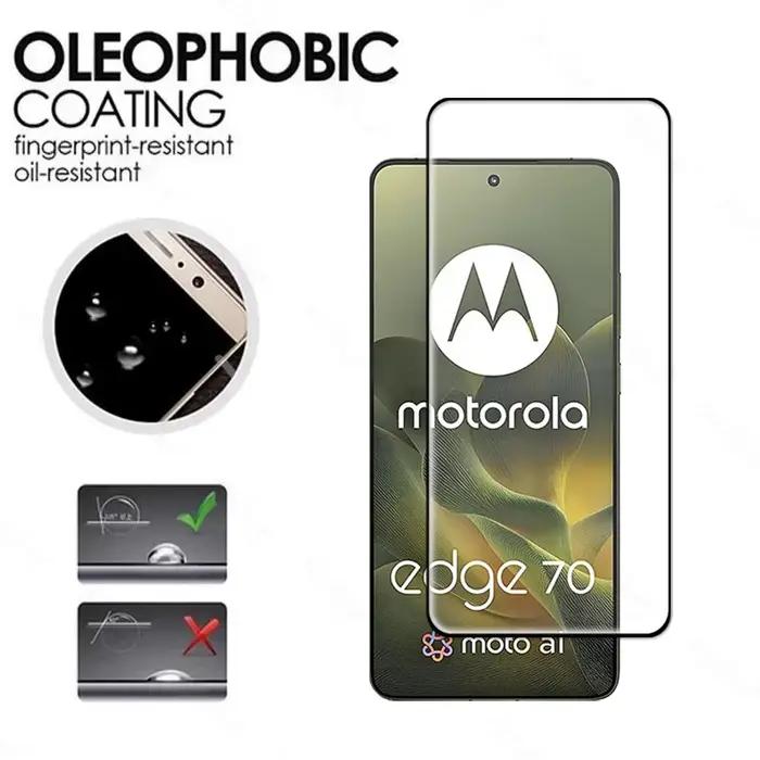 4 pièces verre trempé pour Motorola Edge 70 Film de protection