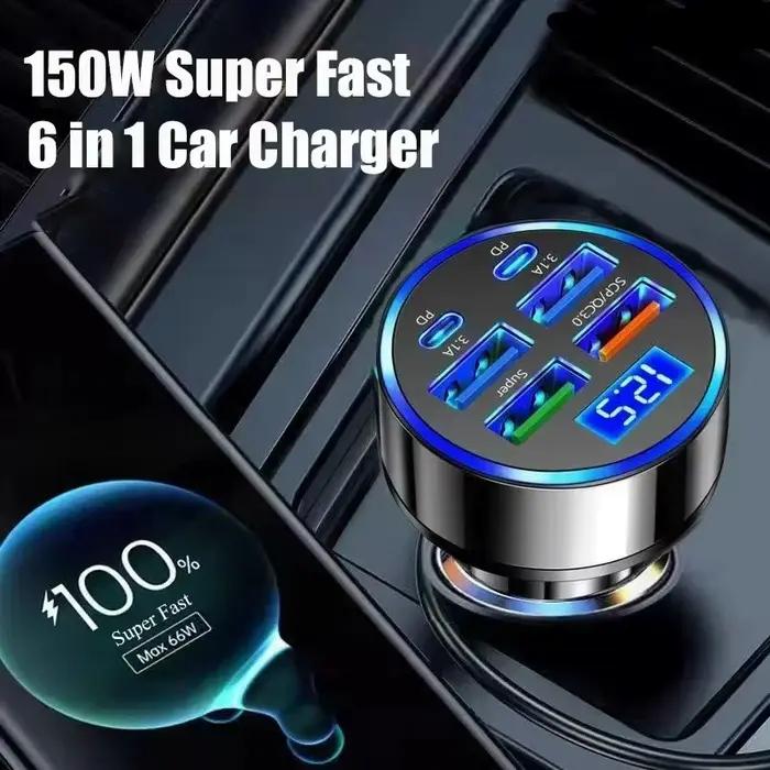 Chargeur de Voiture DAINU 350W Technologie GaN 100W Puissance Sortie USB PD Protocole Rapide Recharge Smartphone Occasions Spéciales