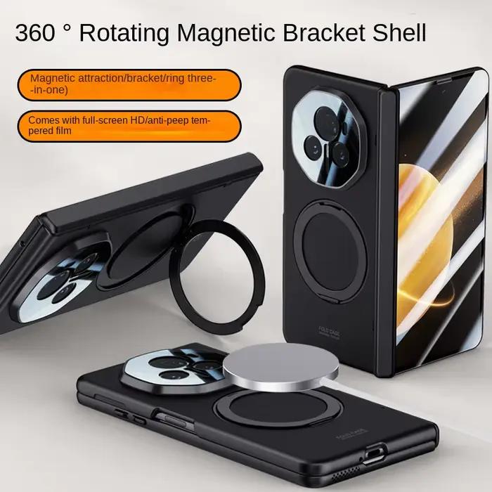 Pour Honor Magic V3 Vs3 360 ° Peau rotative lentille magnétique Protection complète Film en verre trempé coque de