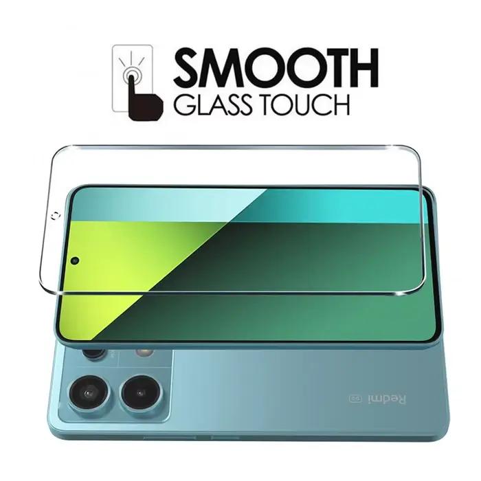 Protecteur d'écran en verre trempé pour Xiaomi Redmi Note 13 14 12 11 12s 10 8 9 Pro 13C 12C 14C 4 pièces résistants aux rayures et éclats pour smartphone occasionnels et quotidiens