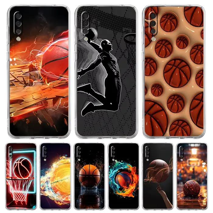 Coque de téléphone transparente Cool Basketball