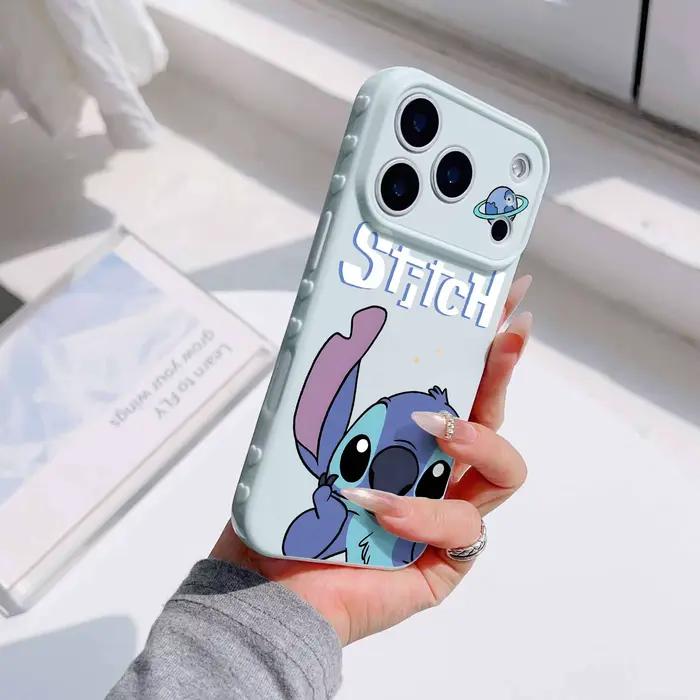 Coque de téléphone en silicone Disney Cute Stitch