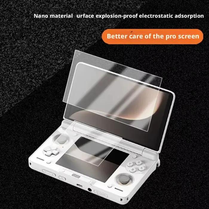 Pour AYN Thor Nano Film de protection antidéflagrant double écran rabat portable Console de jeu