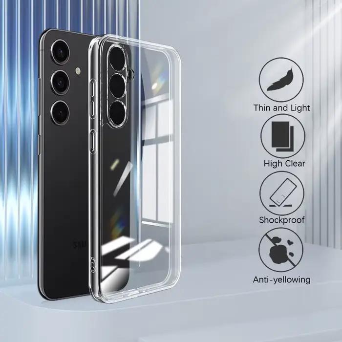 Coque de Protection complète en Silicone pour Samsung Galaxy S25 S24 S23 S21 FE S22 Plus A 55 35 25 15 05 S A 14 24 34 54 04 S