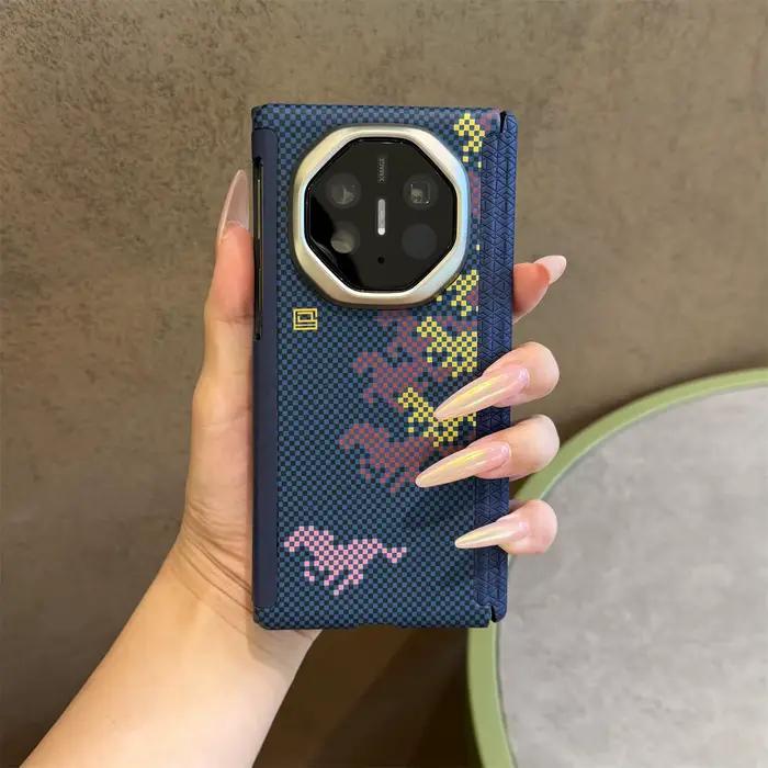Étui de téléphone à trois volets pour Huawei Mate XT