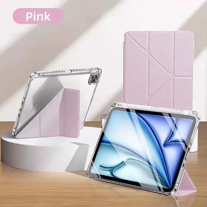 Étui de protection pour iPad Pro 1 2 3 4 11 pouces, pour iPad Air 4e 5e 6e 7e génération 10,9 pouces, coque intelligente avec support pour stylet pliable en Y