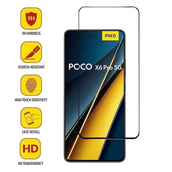 Film de protection en verre trempé Poco F8 Ultra X7 X6 F6 Pro 5G pour écran avant - Design élégant et résistant aux rayures