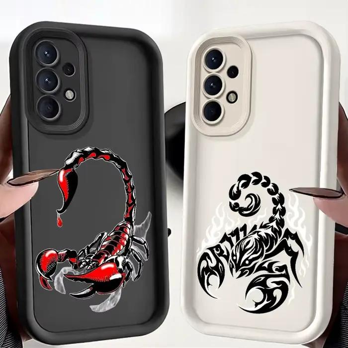Coque souple pour Samsung Galaxy A14 A32 A16 A26 A22 A33 A24 A13 A36 A23 A12 A34 A56 Scorpion Cool