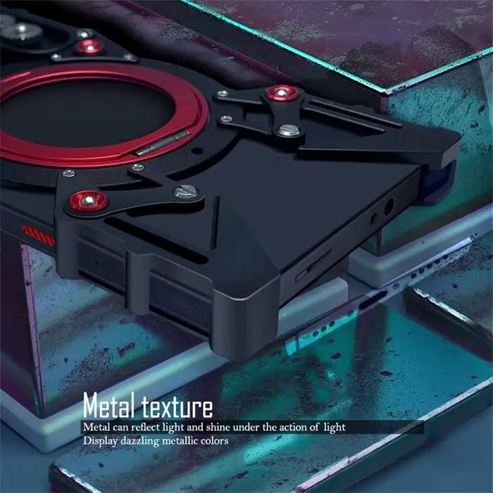 Étui en métal magnétique pour Redmagic 11S Pro+ / 11S Pro / 11 Pro / 11 Pro+ avec support rotatif