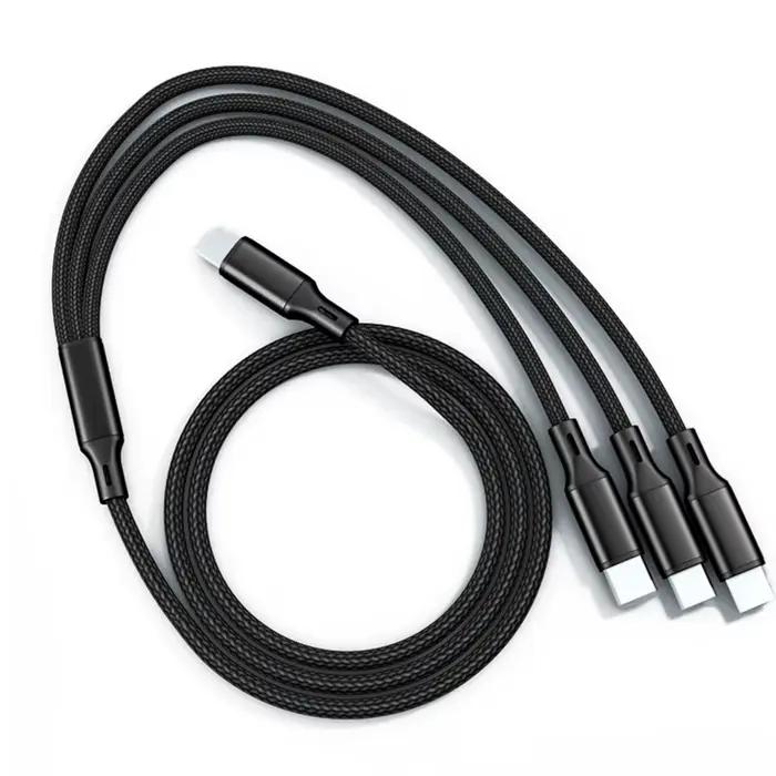 Câble de chargeur multiple tressé