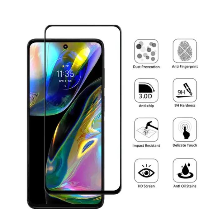 2 pièces 9H verre trempé pour MOTO G13 G22 G23 G30 G32 G42 G52 G60 G72 G73 G82 G100 G200 5G Film de protection d'écran